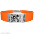 factory wholesale fashion silicone bracelets qr code